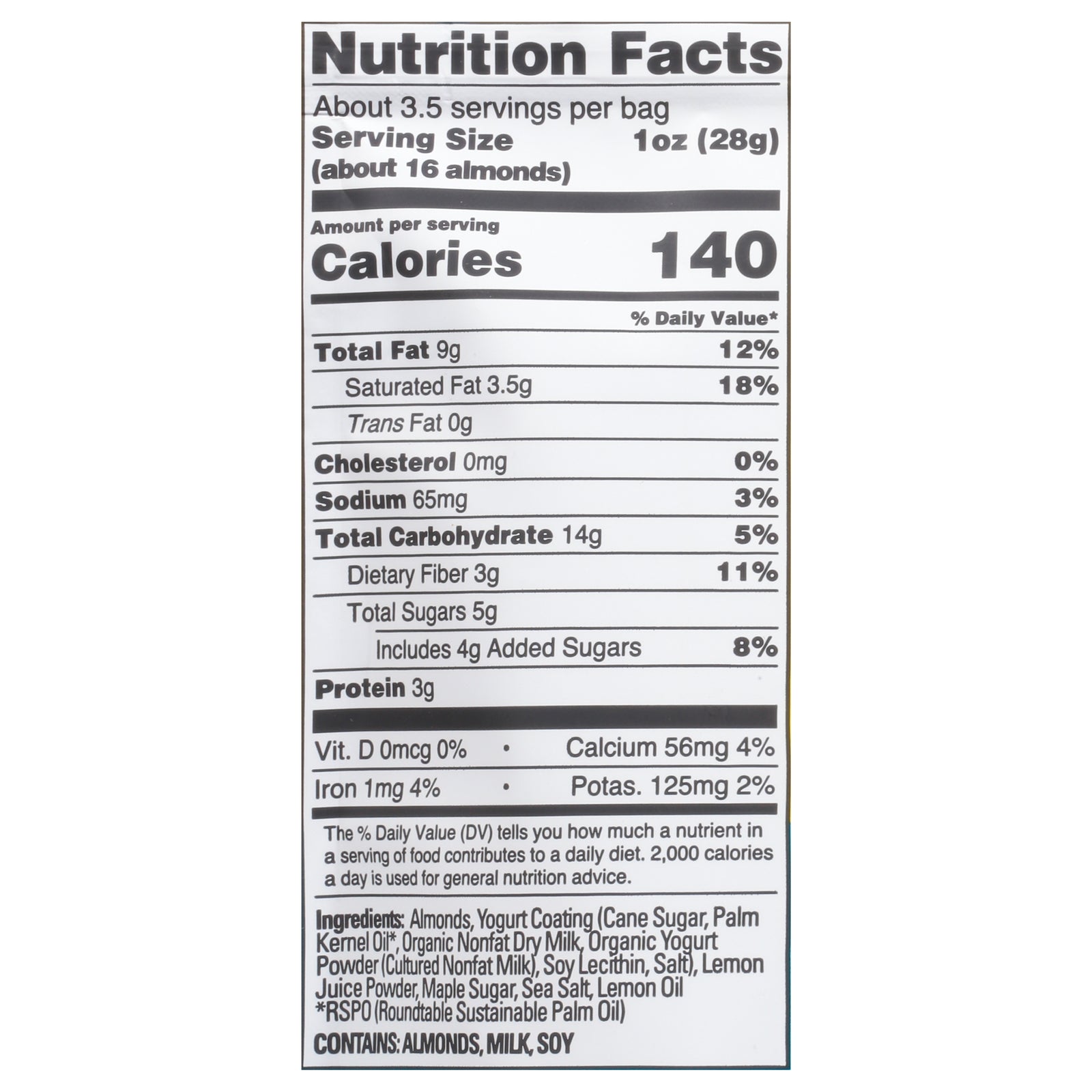 Skinnydipped - Almonds Lemon Bliss - Case of 10-3.5 OZ
