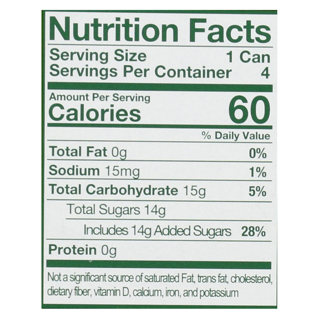 Q Drinks - Ginger Ale - Case of 6/4 packs/7.5oz Cans