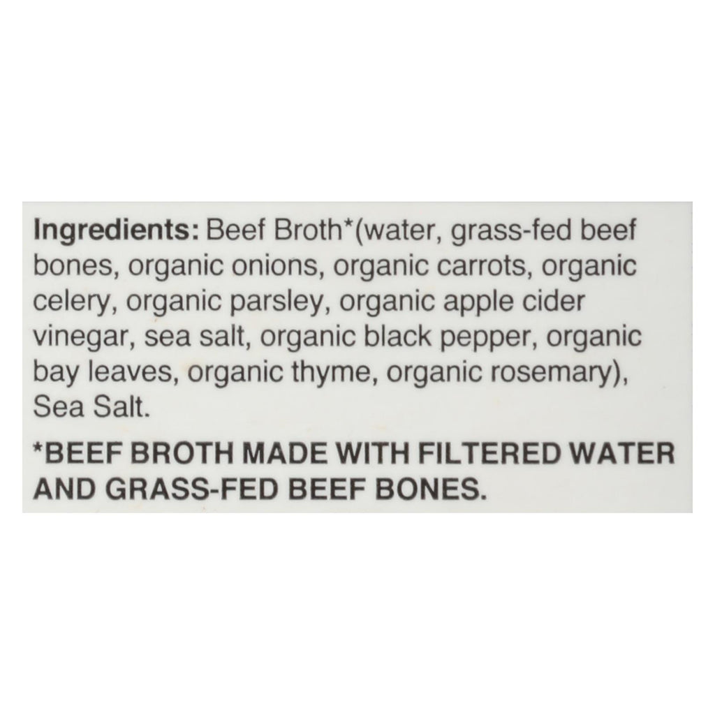 Kettle & Fire Beef Bone Broth  - Case of 6 - 16.9 OZ