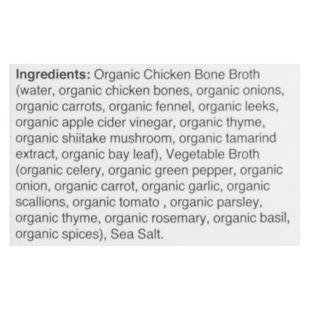 Kettle & Fire Chicken Bone Broth  - Case of 6 - 16.9 OZ