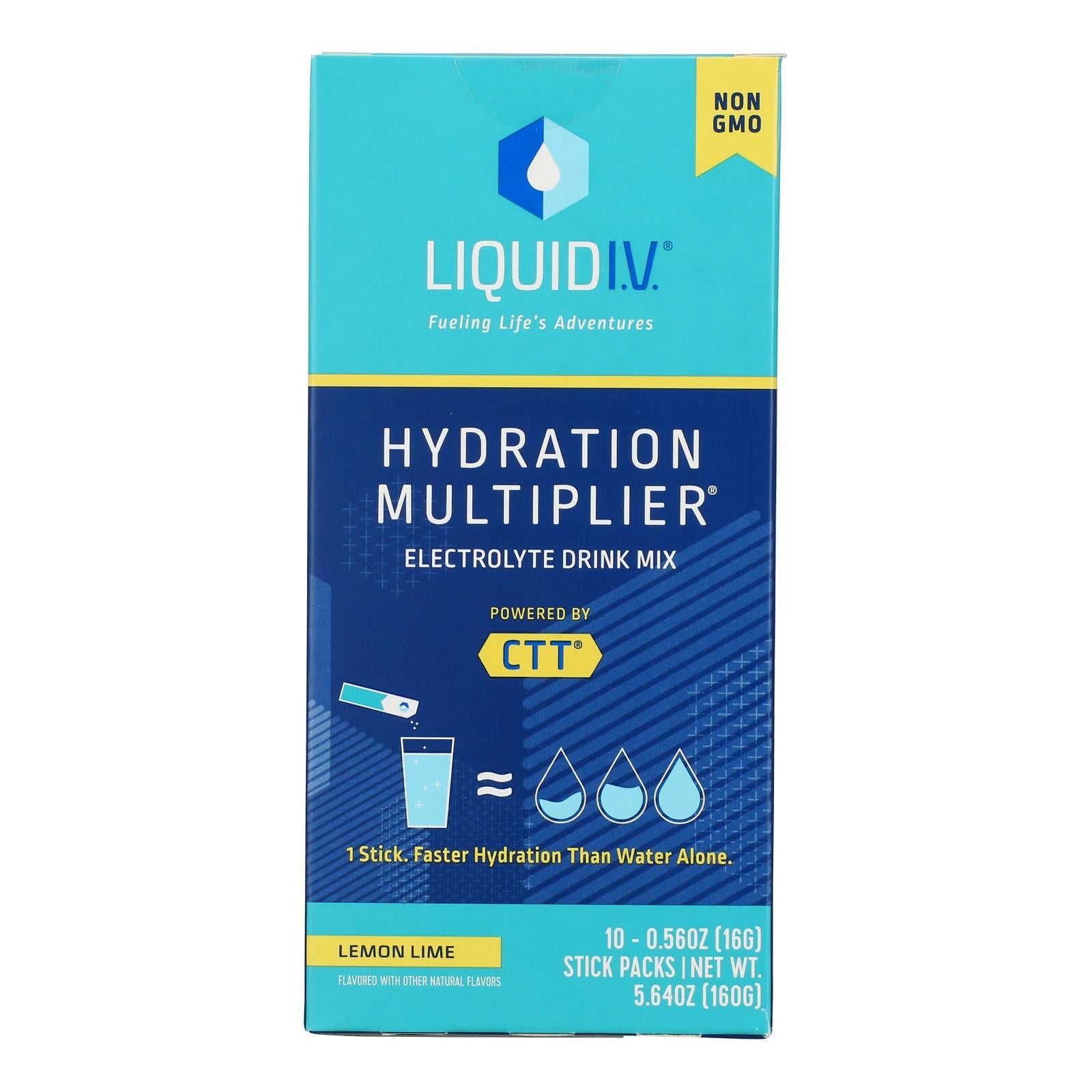 Liquid I.v. - Drink Mx Lemon Lime 10ct - 1 Each-5.65 OZ