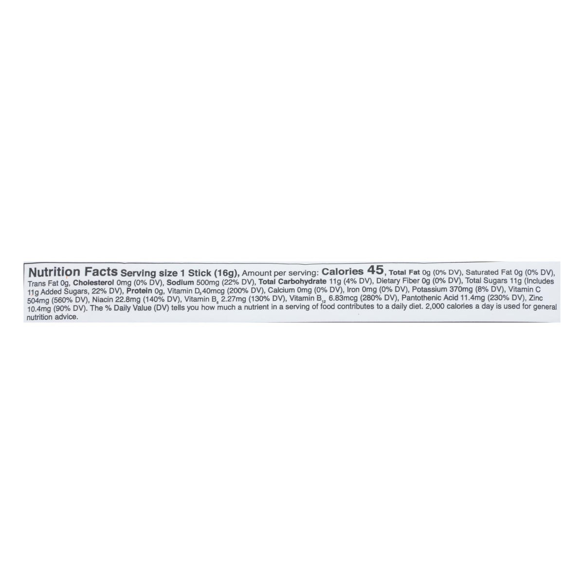 Liquid I.V., Hydrating Multiplier Immune Support Drink Mix Tangerine, Case Of 8, .56 oz