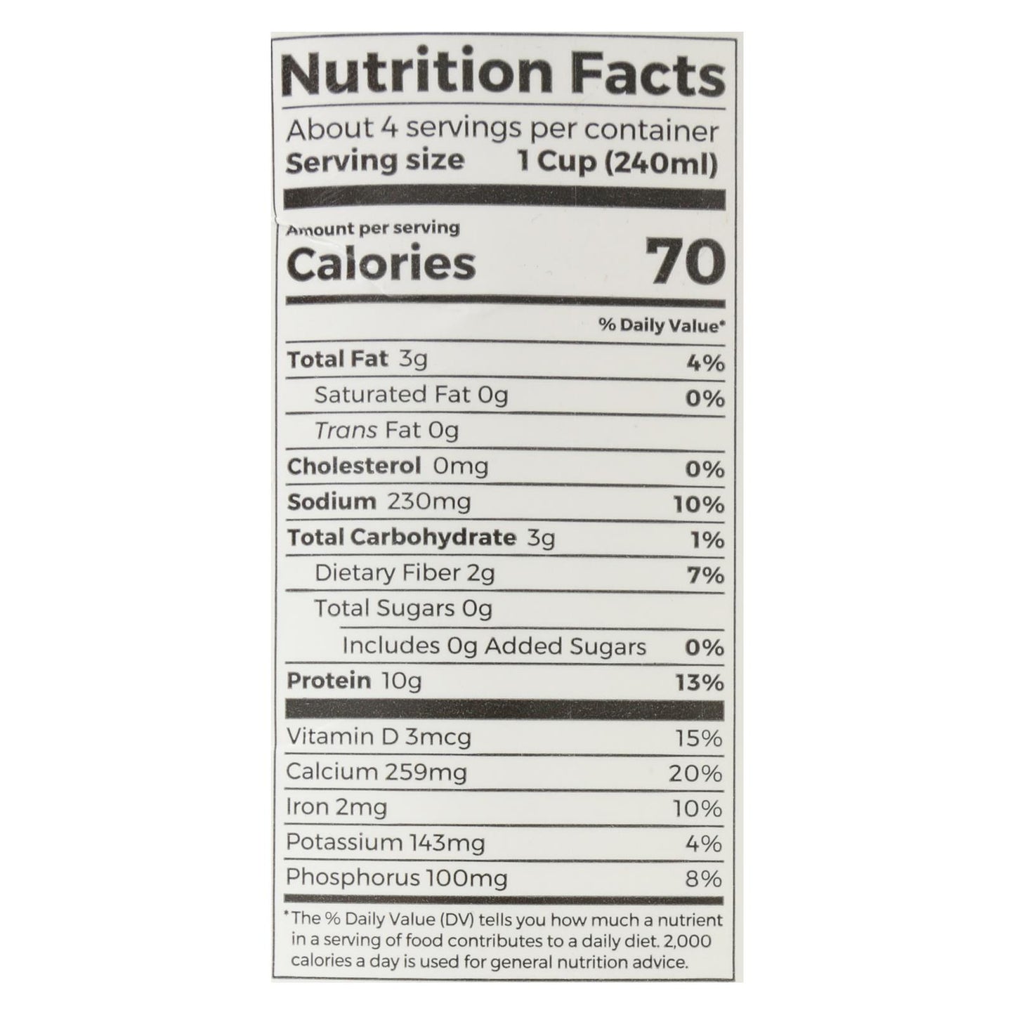 Orgain Organic Protein Almond Milk - Unsweetened Vanilla - Case of 6 - 32 FZ