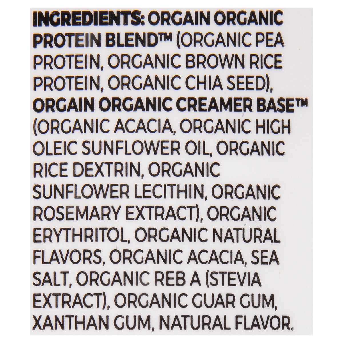 Orgain Organic Plant  Based Protein Powder  - 1 Each - 1.02 LB