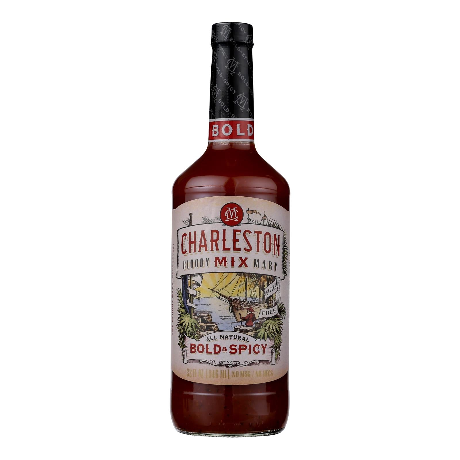 Charleston Mix - Mix Bloody Mary Bold Spicy - Case of 12-32 FZ