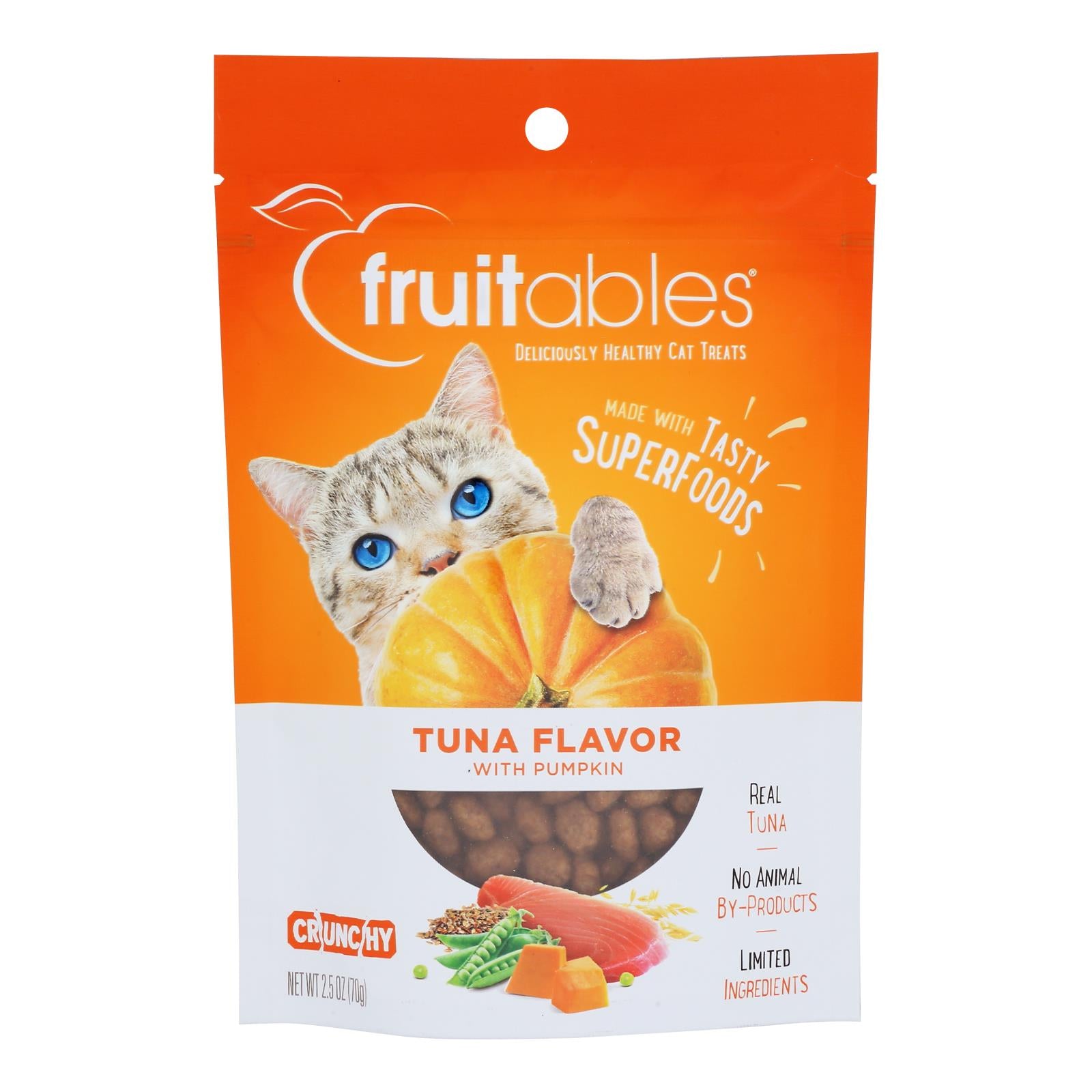 Fruitables - Cat Treats Tuna&pumpkin - Case of 10-2.5 OZ