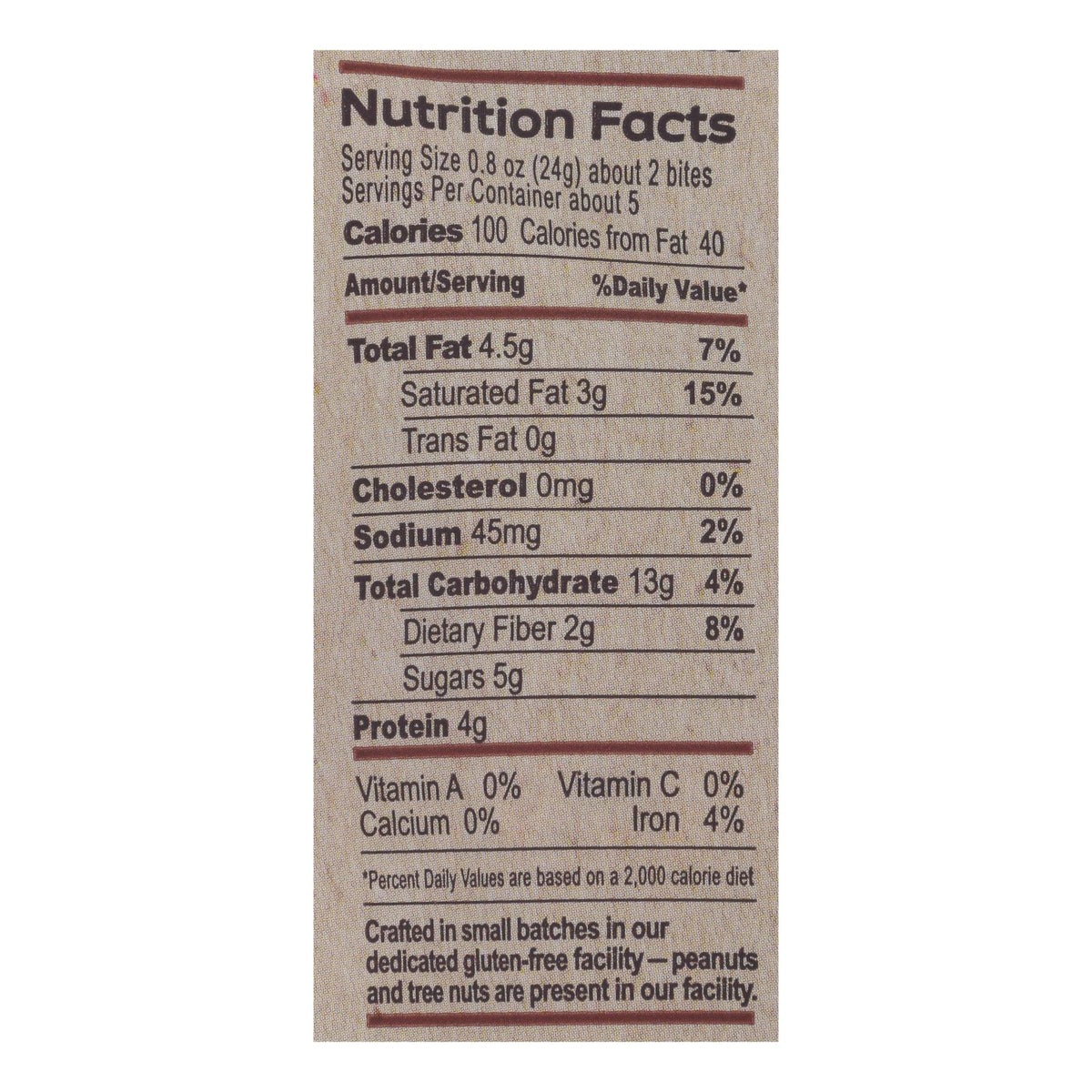 The Gluten Freeb Bites - Dark Chocolate Coconut - Case of 6 - 4 oz