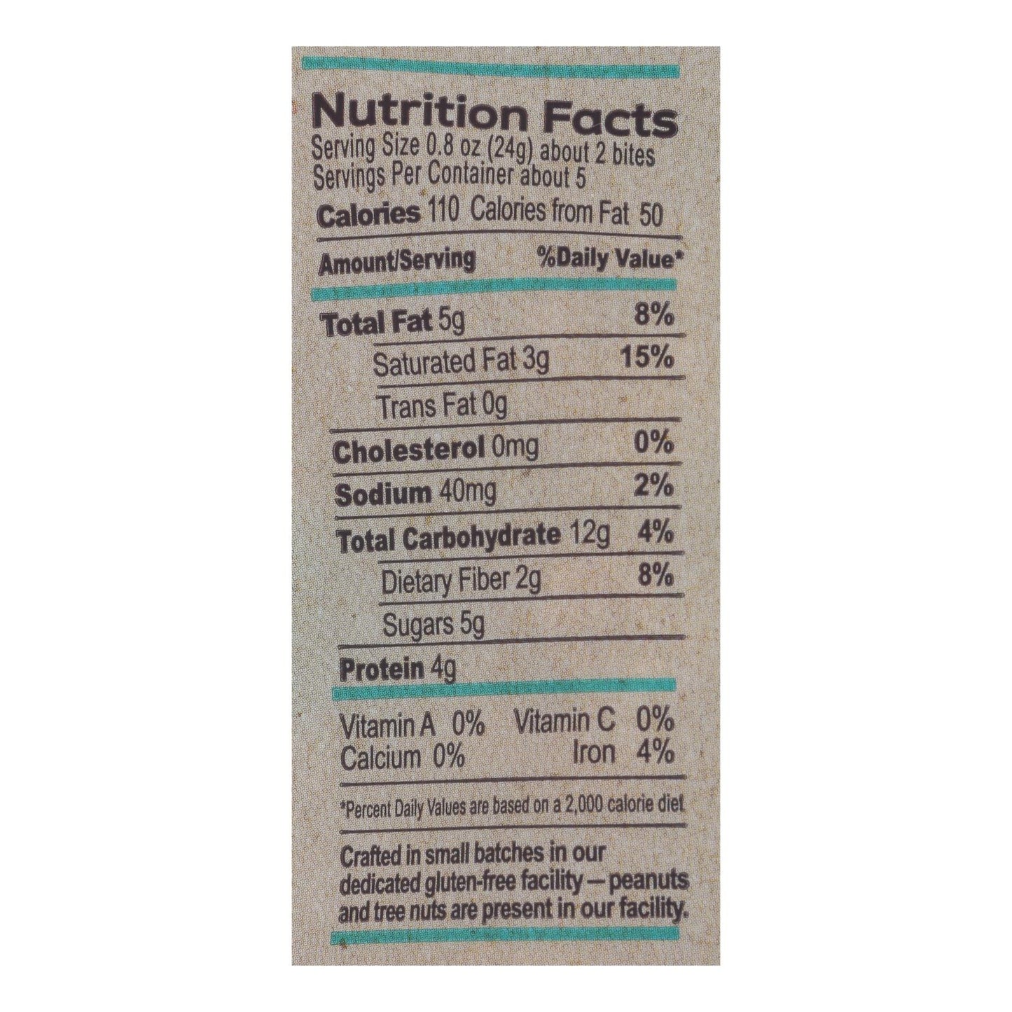 Gfb Nutrition Bites  - Case of 6 - 4 OZ