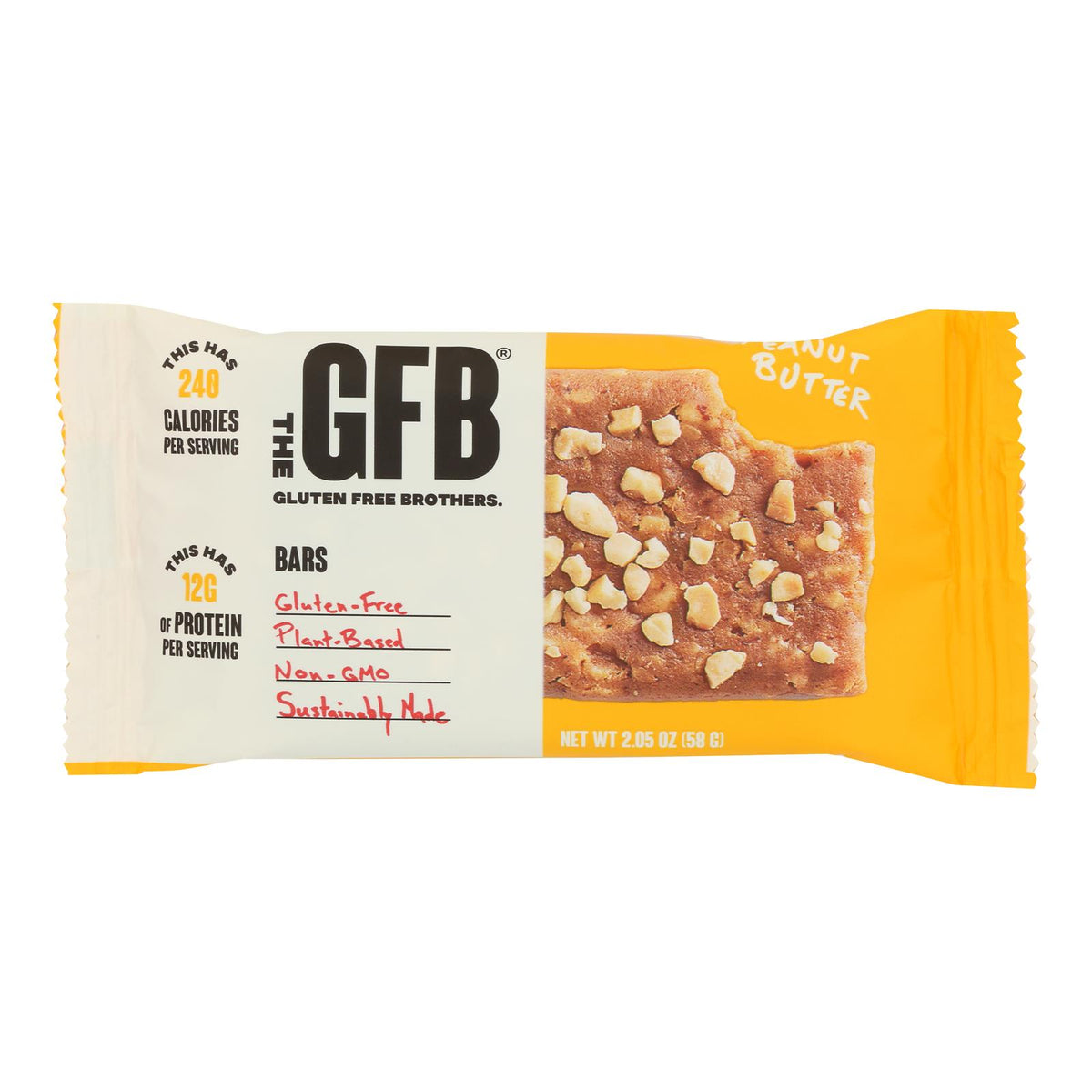 Gfb Nutrition Bars  - Case of 12 - 2.05 OZ