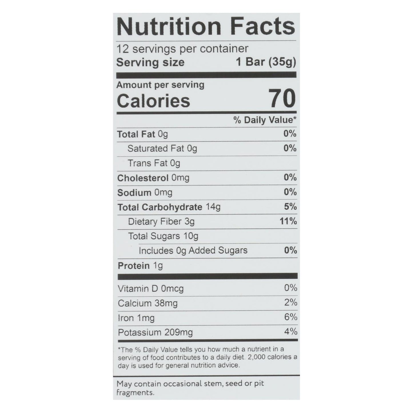 That's It - Fruit Bar Apple & Fig - Case of 12 - 1.2 OZ