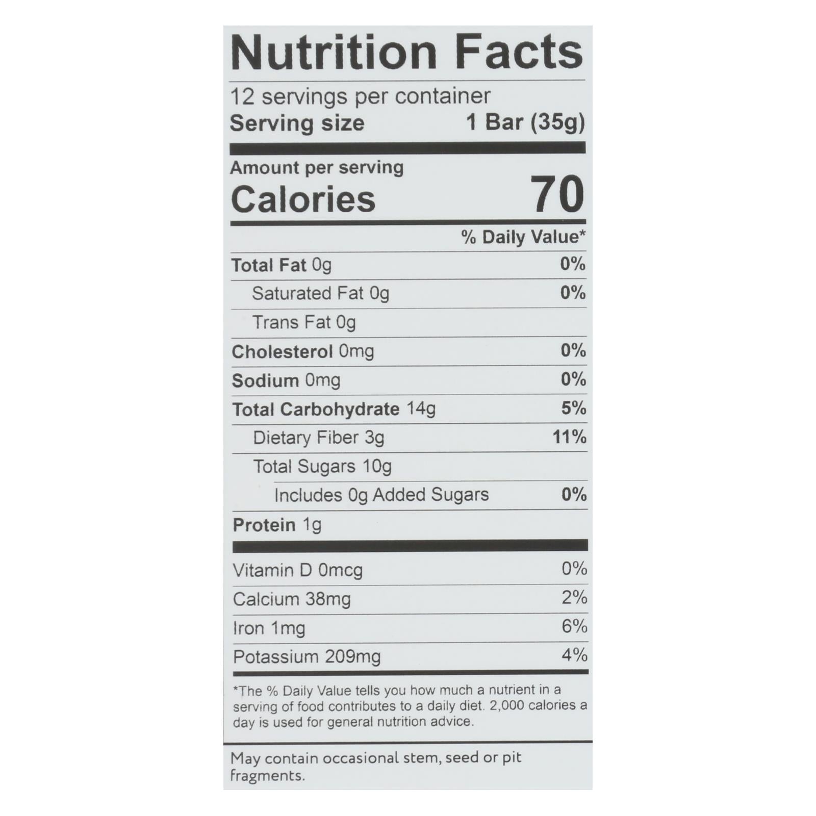 That's It - Fruit Bar Apple & Fig - Case of 12 - 1.2 OZ
