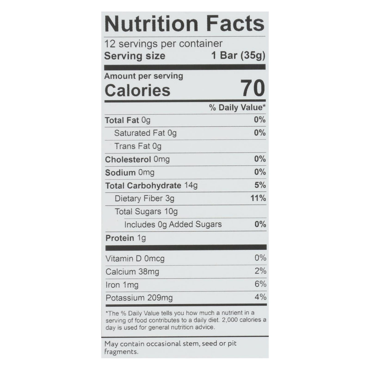 That's It - Fruit Bar Apple & Fig - Case of 12 - 1.2 OZ