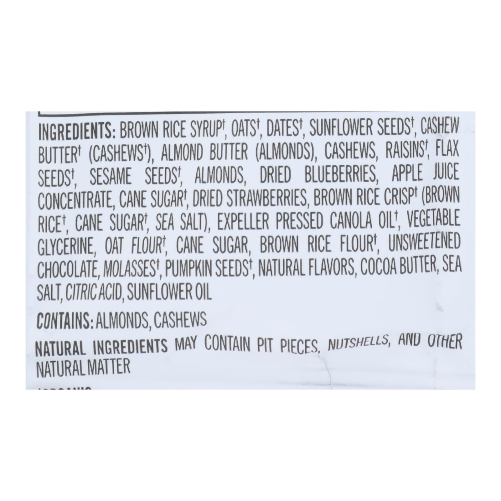 Probar Organic Whole Berry Blast Bar - Case of 12 - 3 oz