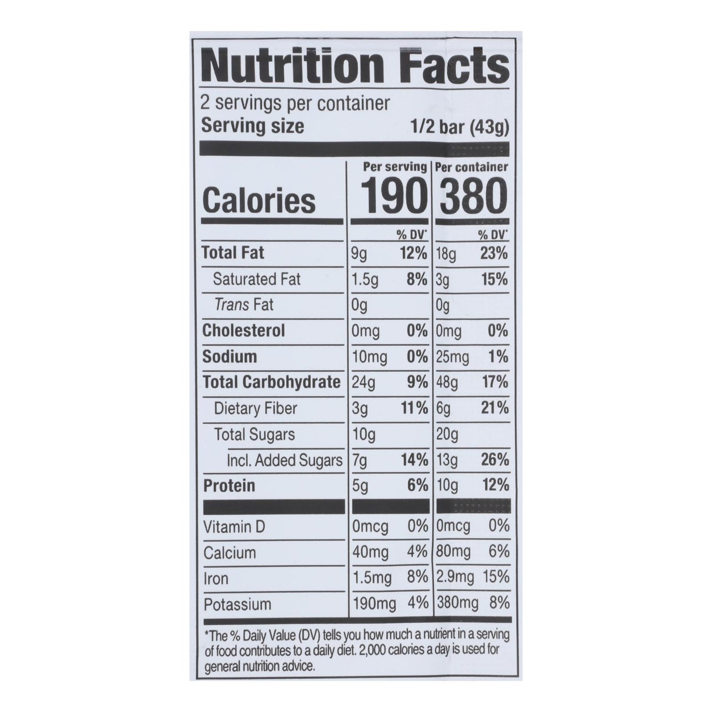 Probar Organic Superfood Slam Bar - Case of 12 - 3 oz