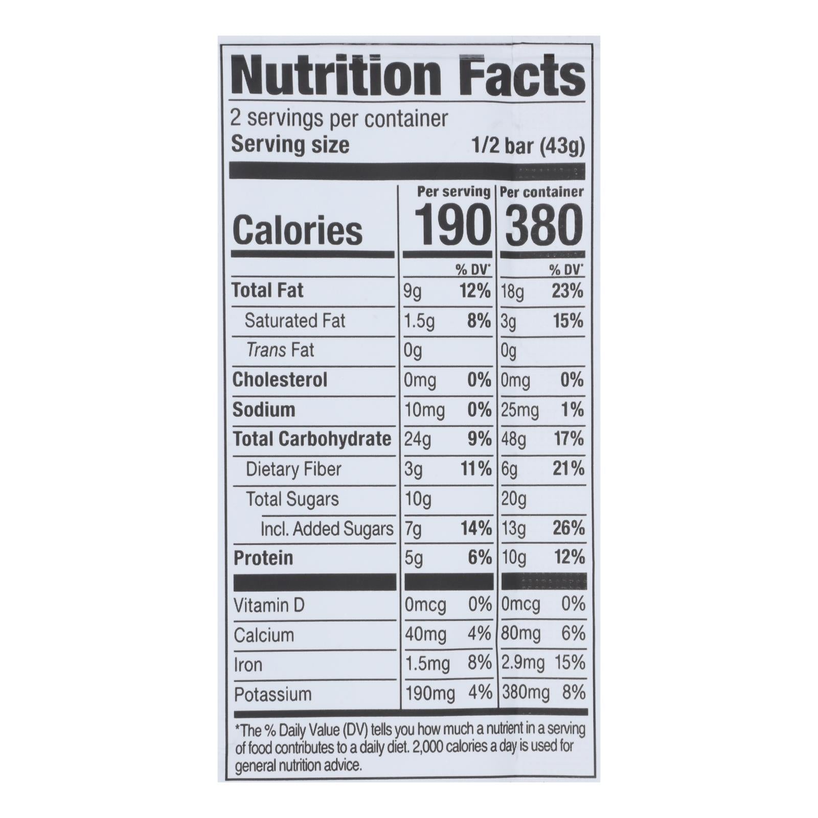Probar Organic Superfood Slam Bar - Case of 12 - 3 oz