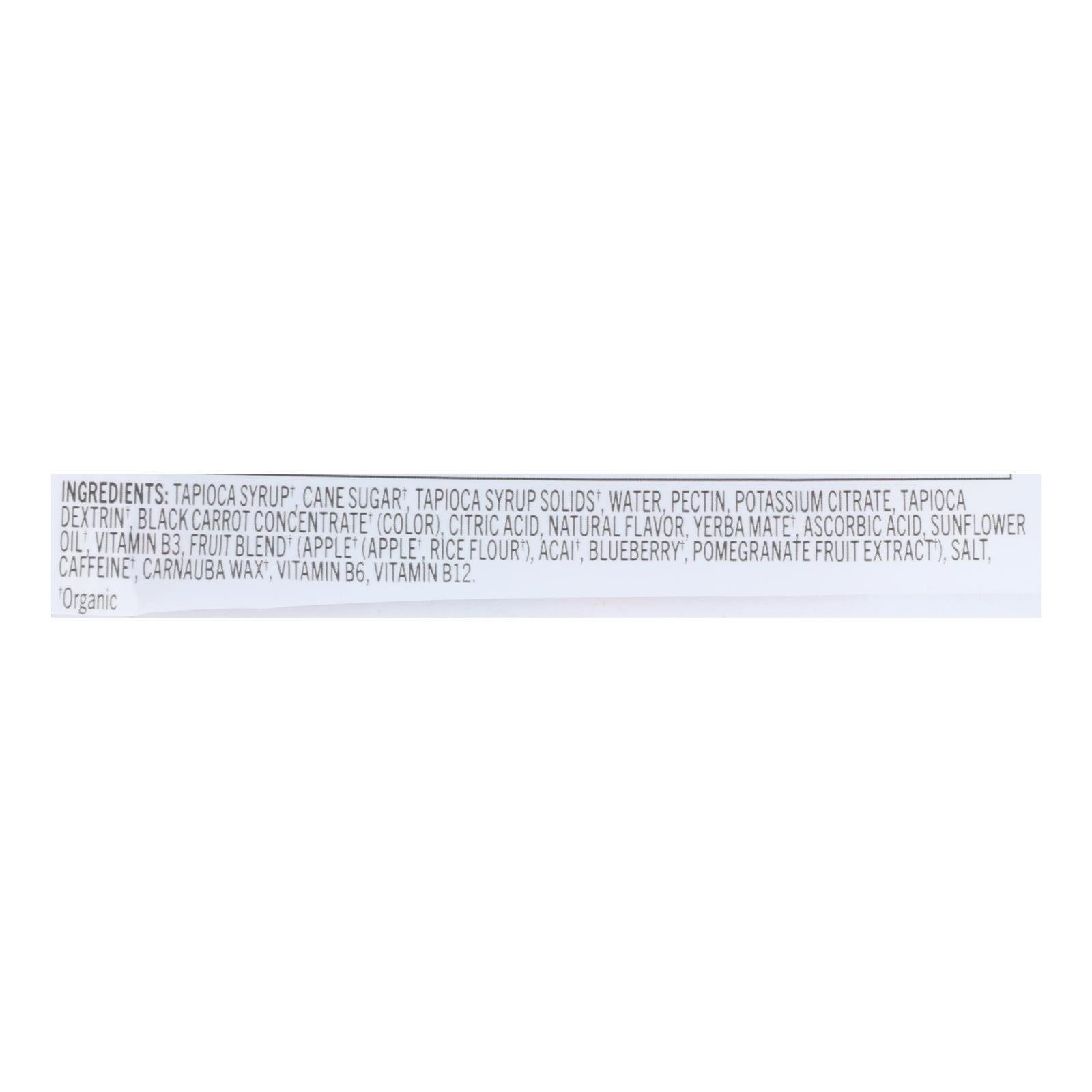 Probar Bolt Energy Chews - Organic Berry Blast - 2.1 oz - Case of 12