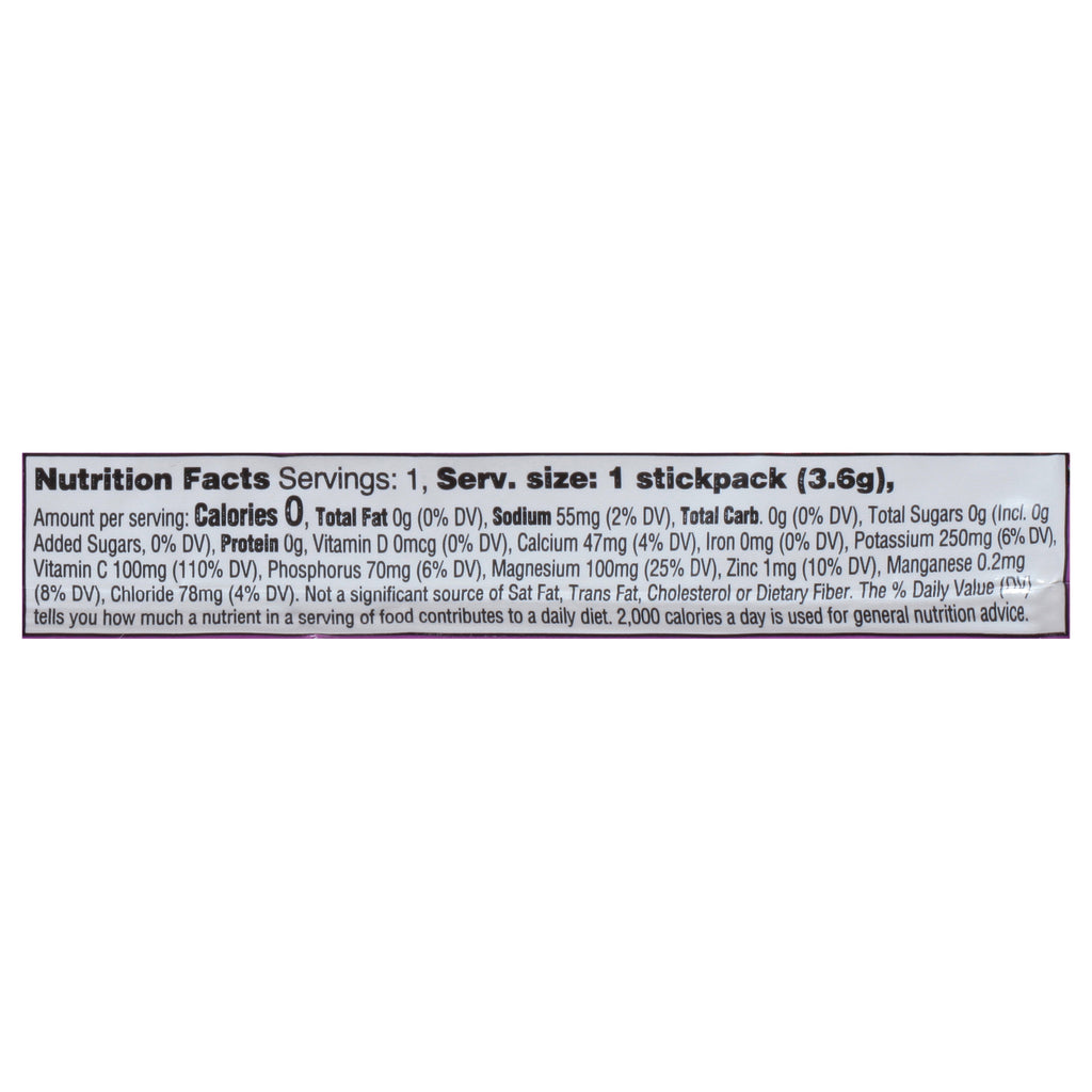 Ultima Replenisher - Elctrlt Pwdr Grape Box - CS of 20-.13 OZ