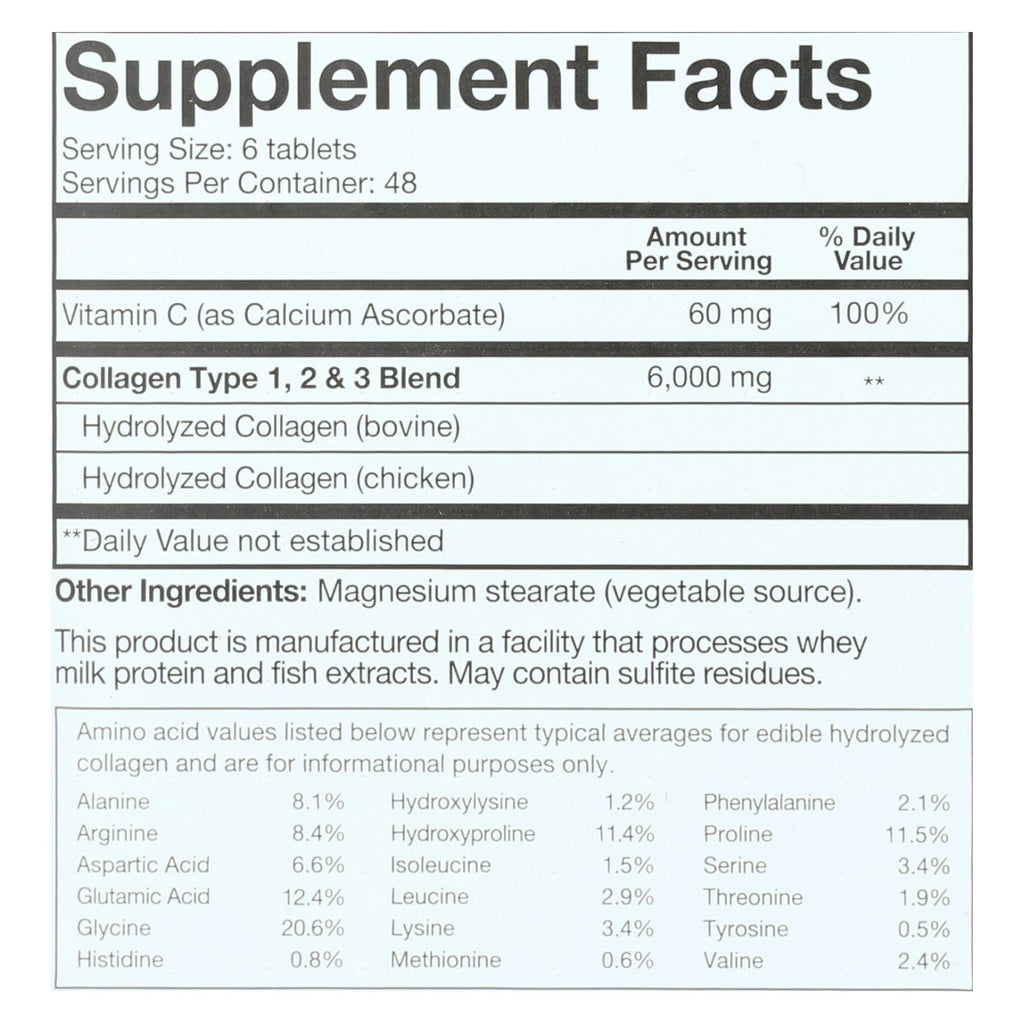 Youtheory Collagen - Type 1 and 2 and 3 - 290 Tablets
