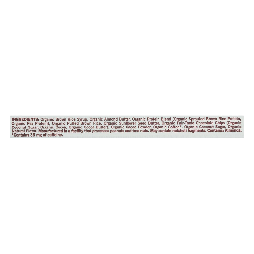 Gomacro Bar - Organic - Mocha - Chocolate Chip - Case of 12 - 2.3 oz