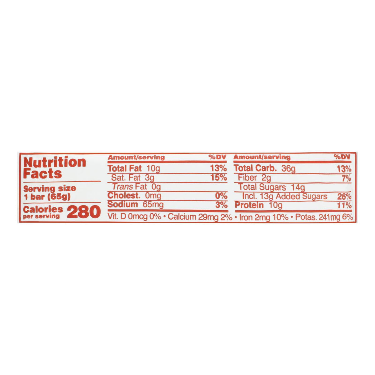 Gomacro - Bar Double Chocolate Peanut Butter Chip - Case of 12-2.3 OZ