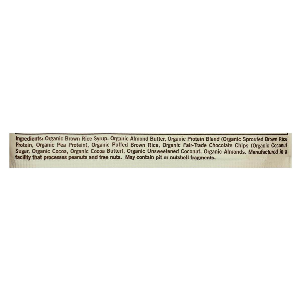 Gomacro Organic Macrobar - Coconut Almond Butter and Chocolate Chips - Case of 12 - 2.3 oz.