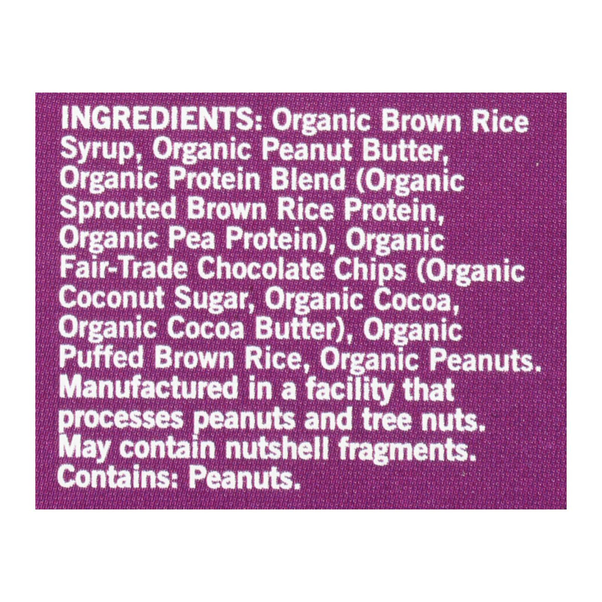 Gomacro - Bar Peanut Butter Cchip - Case of 7-4/2.4 OZ