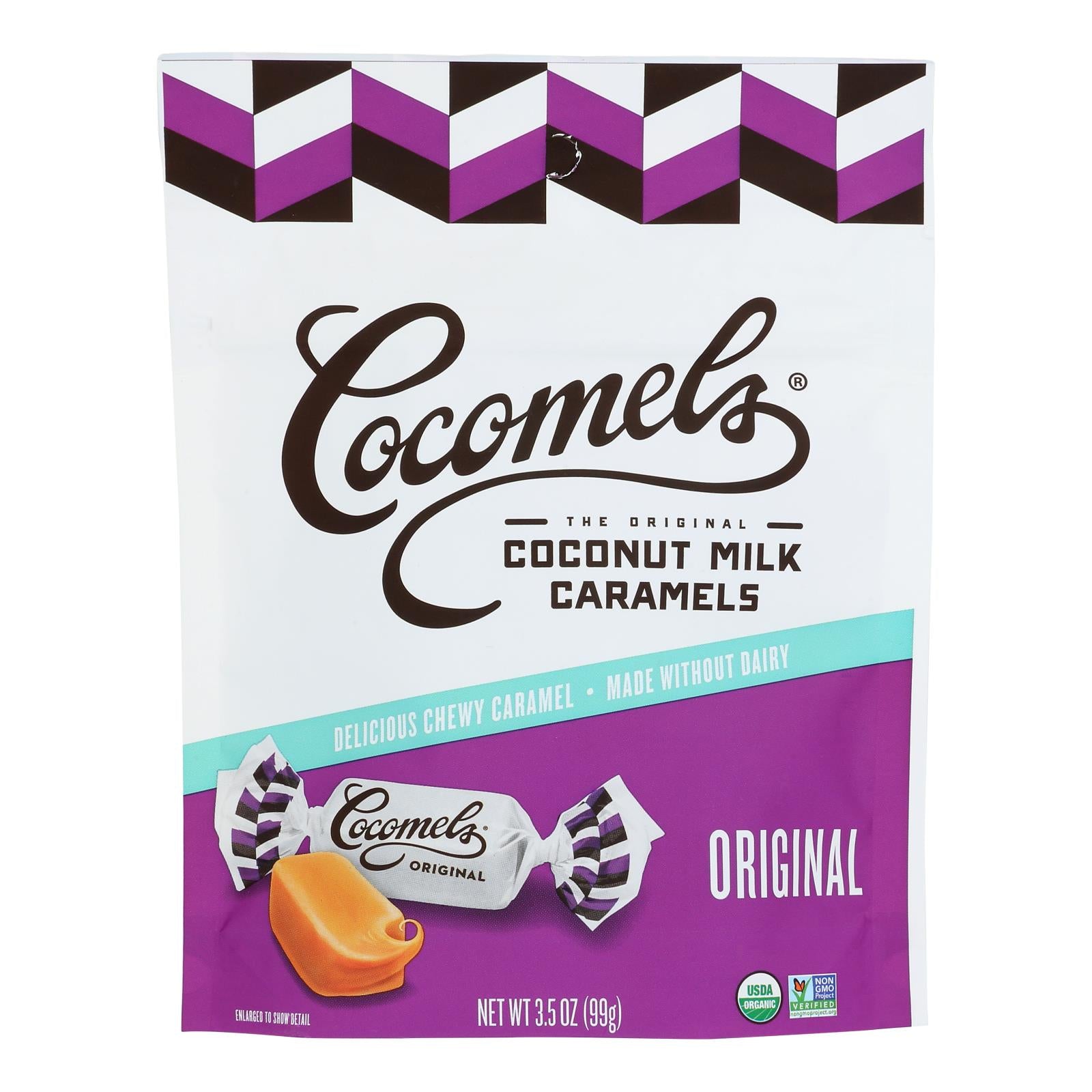 Cocomel - Organic Coconut Milk Caramels - Original - Case of 6 - 3.5 oz.