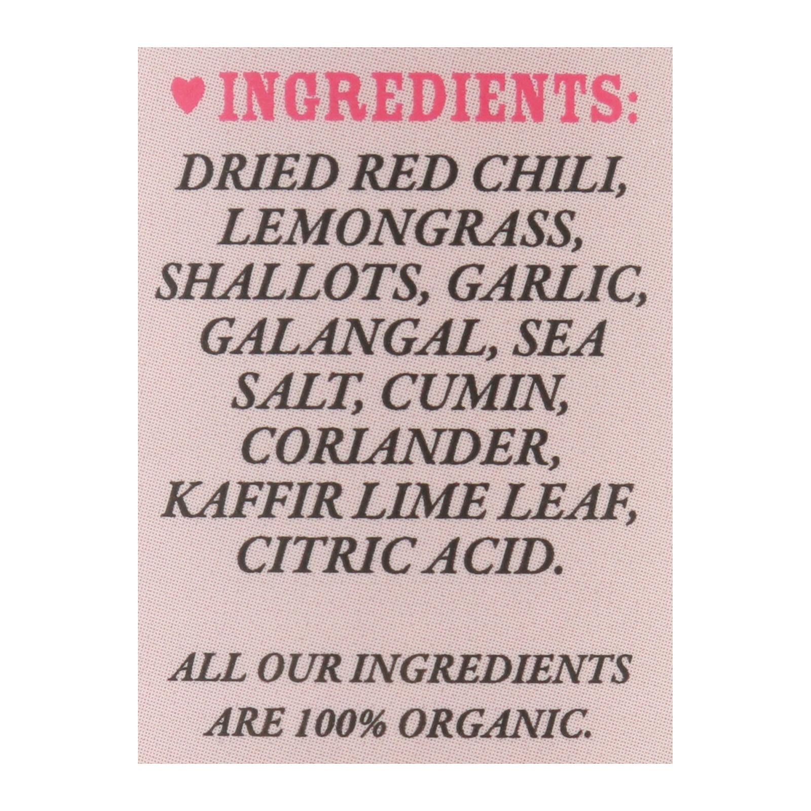 Mike's Organic Curry Love - Curypste Organic Red Thai Mld - Case of 6-4.23 OZ