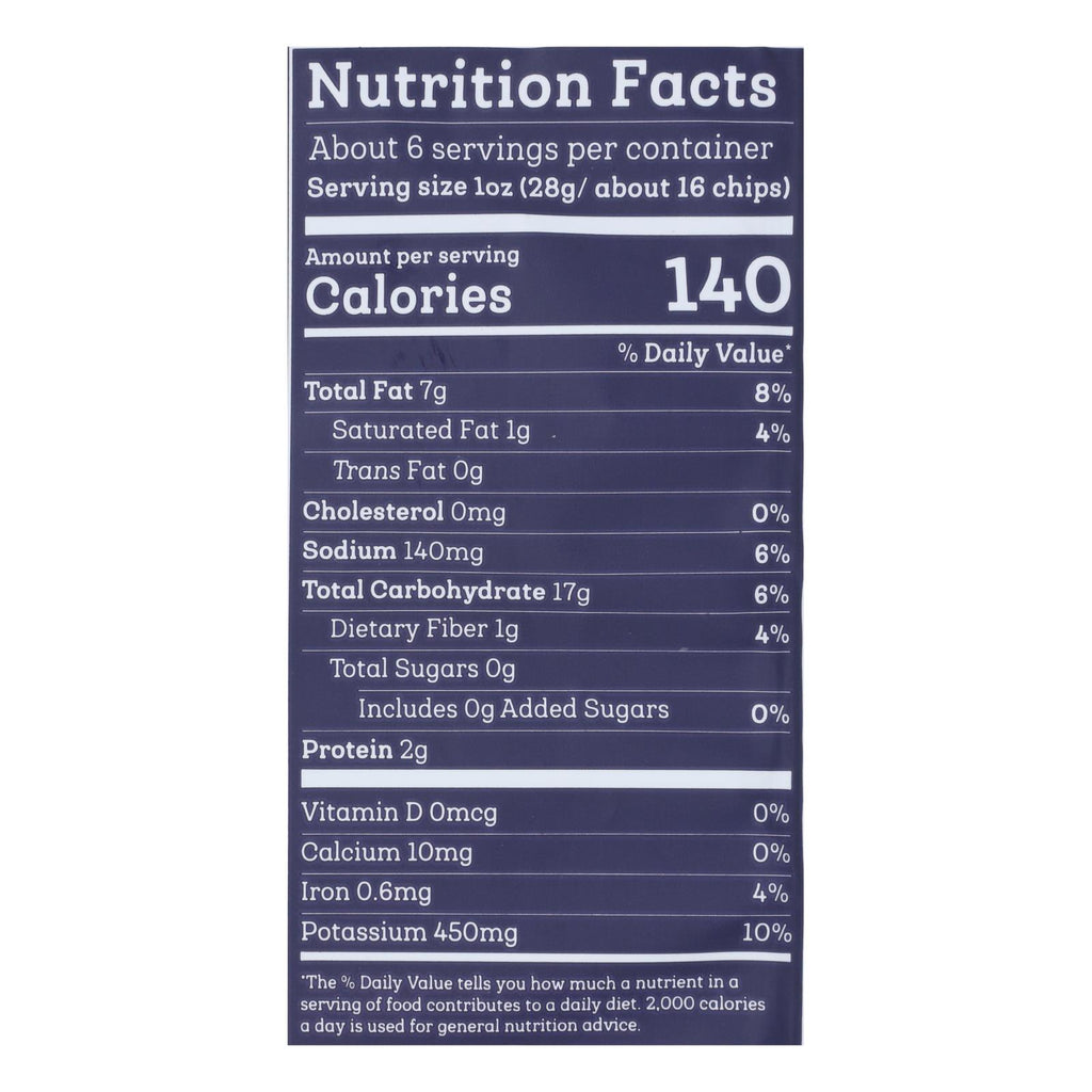 Siete Family Foods, Kettle Cooked Potato Chip Sea Salt, Case Of 6, 5.5 oz