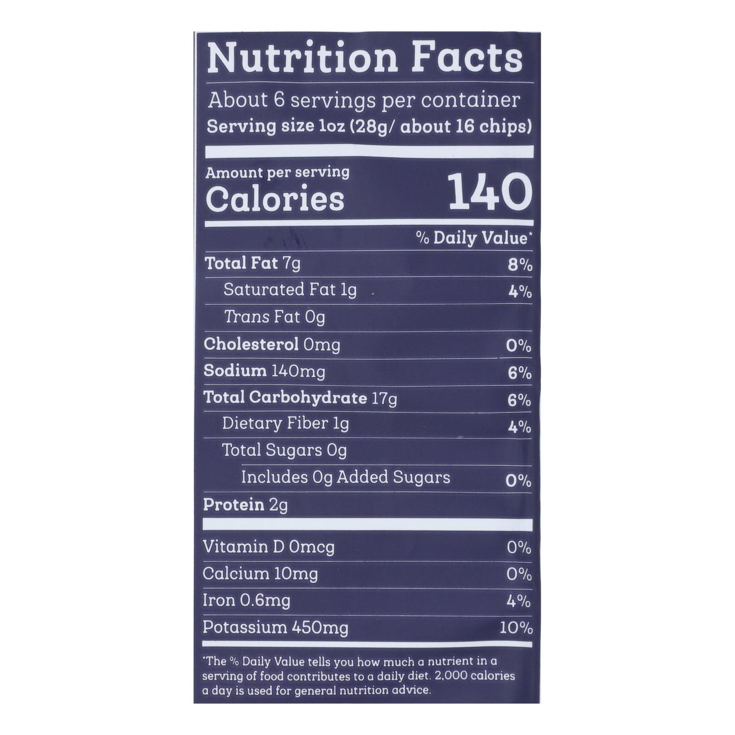 Siete Family Foods, Kettle Cooked Potato Chip Sea Salt, Case Of 6, 5.5 oz