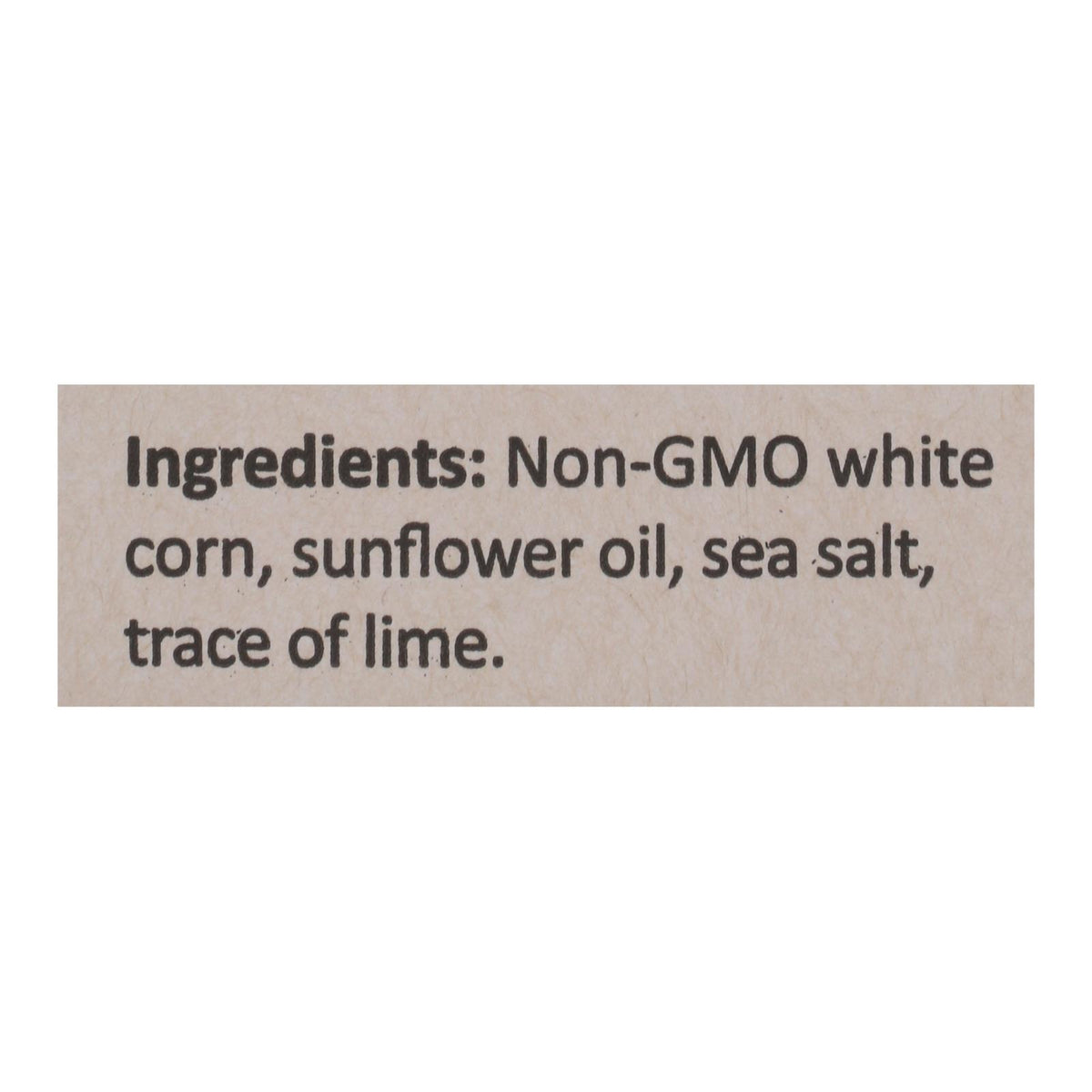 Mi Nina's White Corn Tortilla Chips With Sea Salt  - Case of 9 - 12 OZ