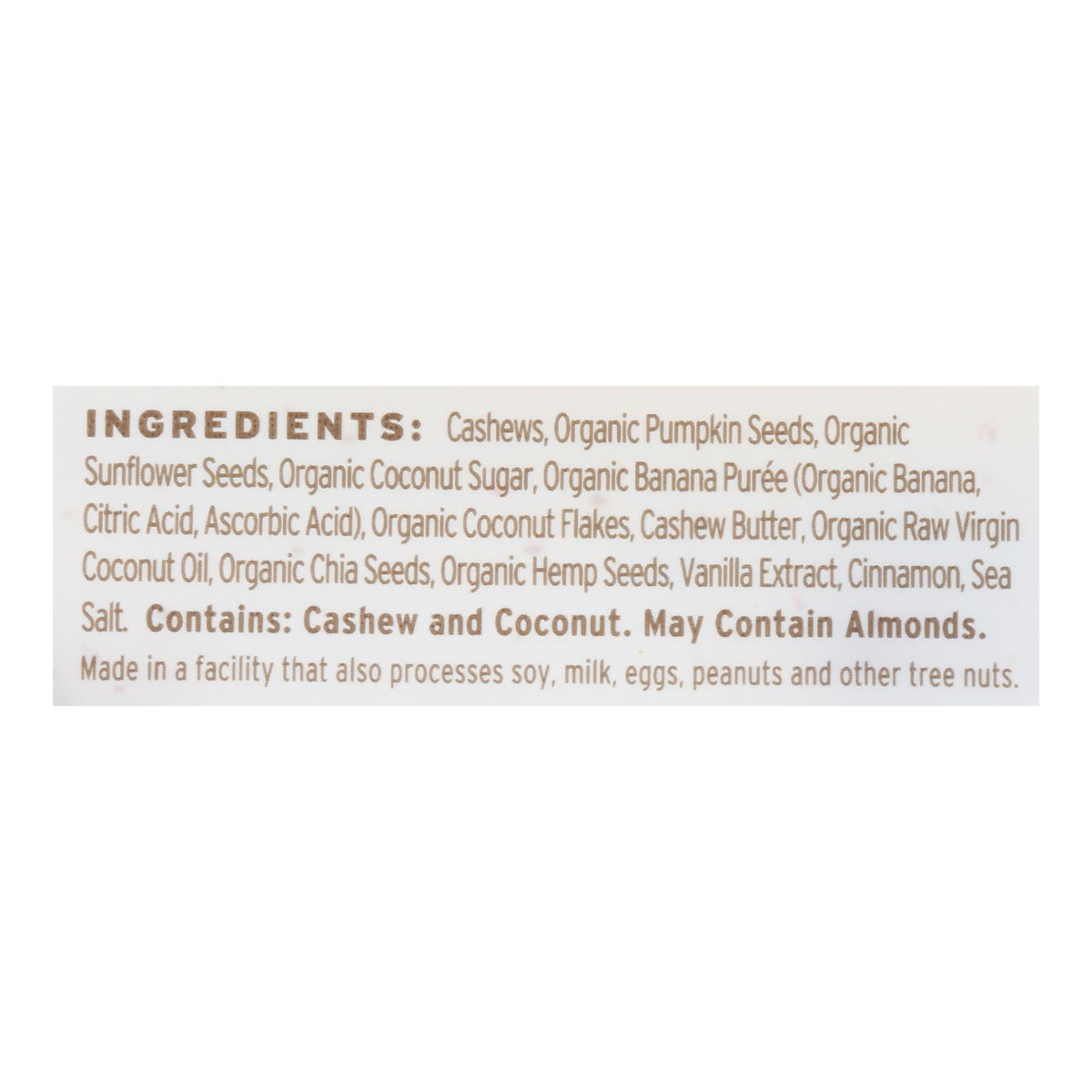 Purely Elizabeth Grain-Free Granola - Banana Nut Butter - Case of 6 - 8 oz.
