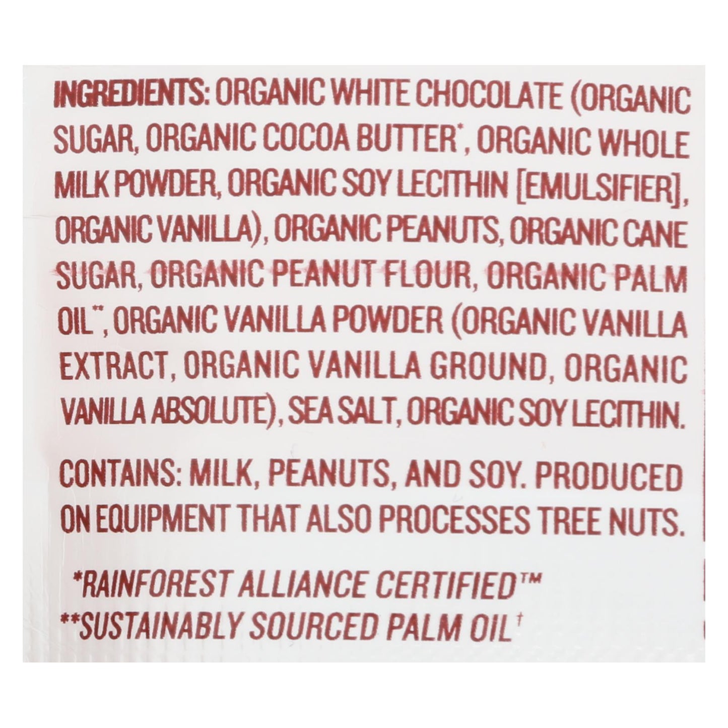 Justins, Organic Peanut Butter Cups White Chocolate, Case Of 12, 1.4 oz