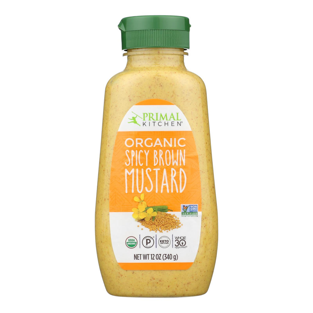 Primal Kitchen - Mustard Spicy Brown - Case of 6-12 OZ