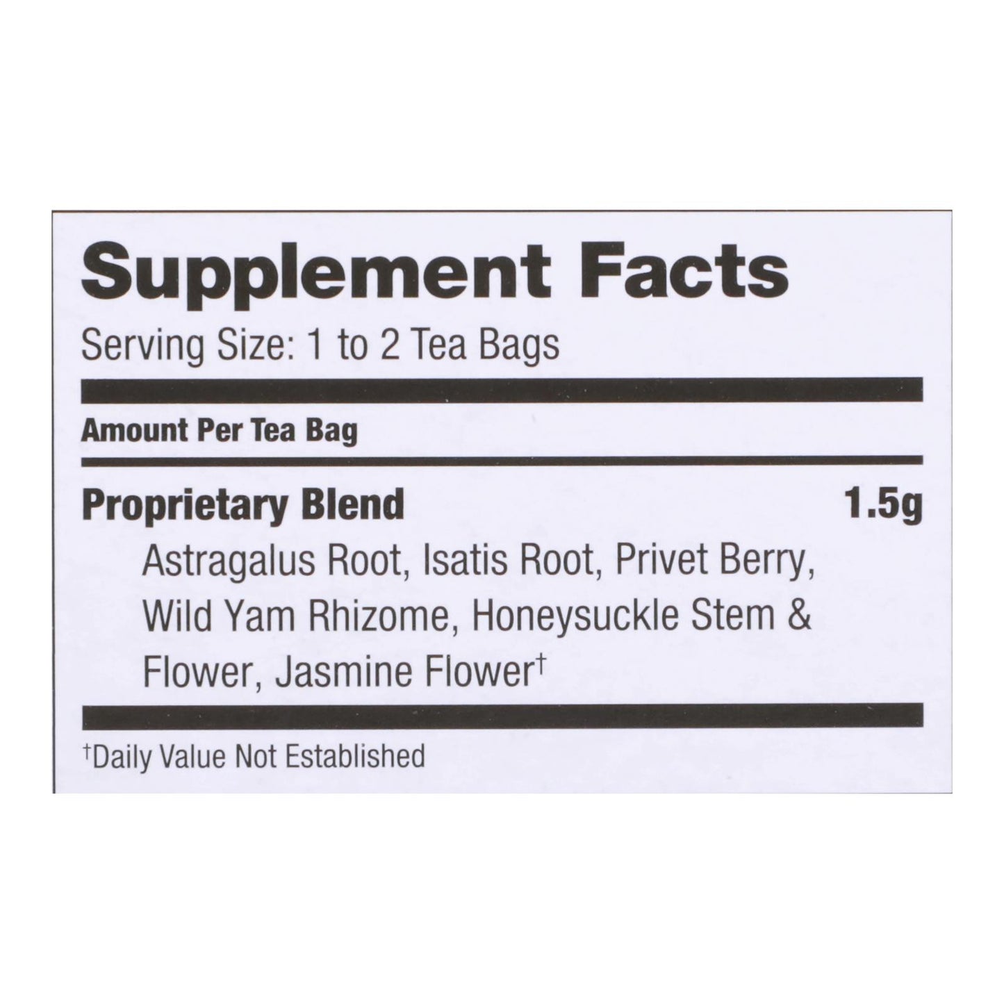 Bravo Teas and Herbs - Tea - Daily Immunity - 20 Bag