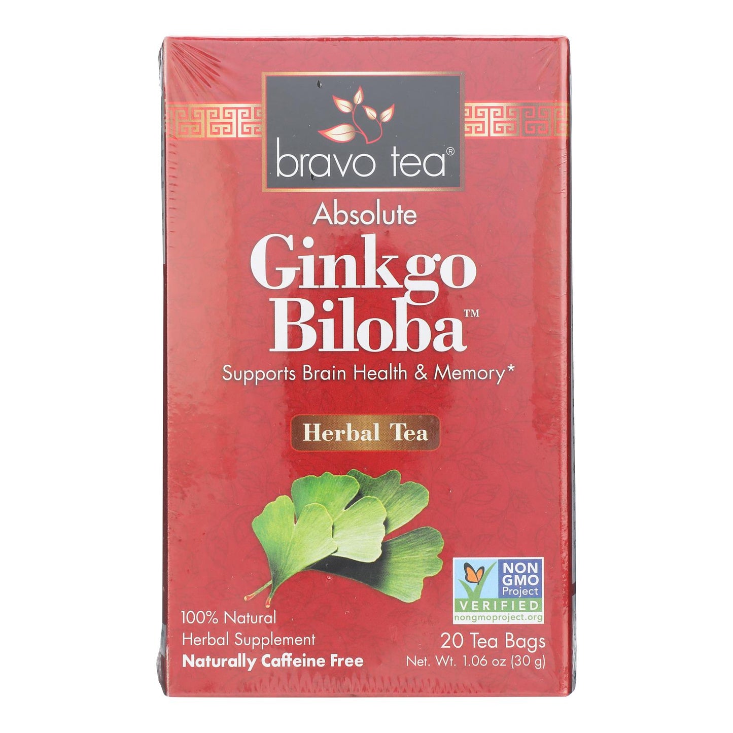 Bravo Teas and Herbs - Tea - Absolute Ginko Biloba - 20 Bag