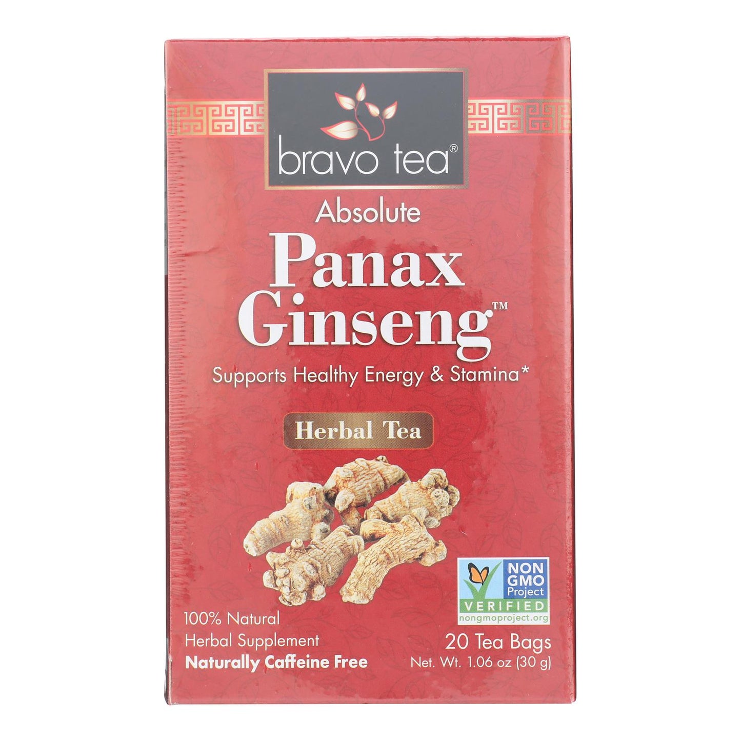 Bravo Teas and Herbs - Tea - Absolute Panax Ginseng - 20 Bag