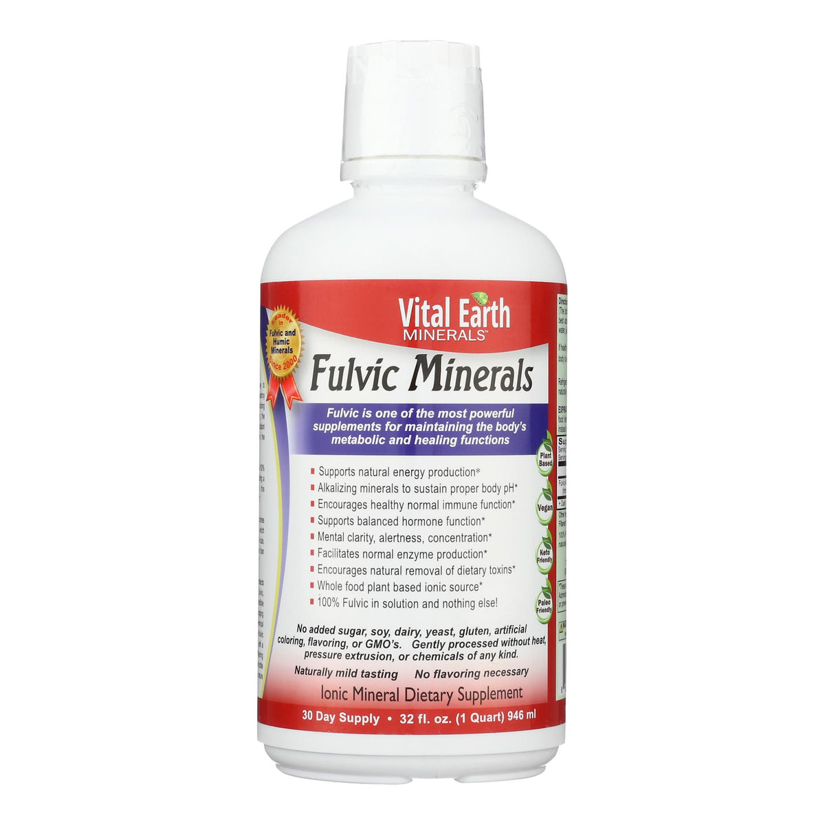 Vital Earth Minerals Fulvic Mineral Complex - 32 fl oz
