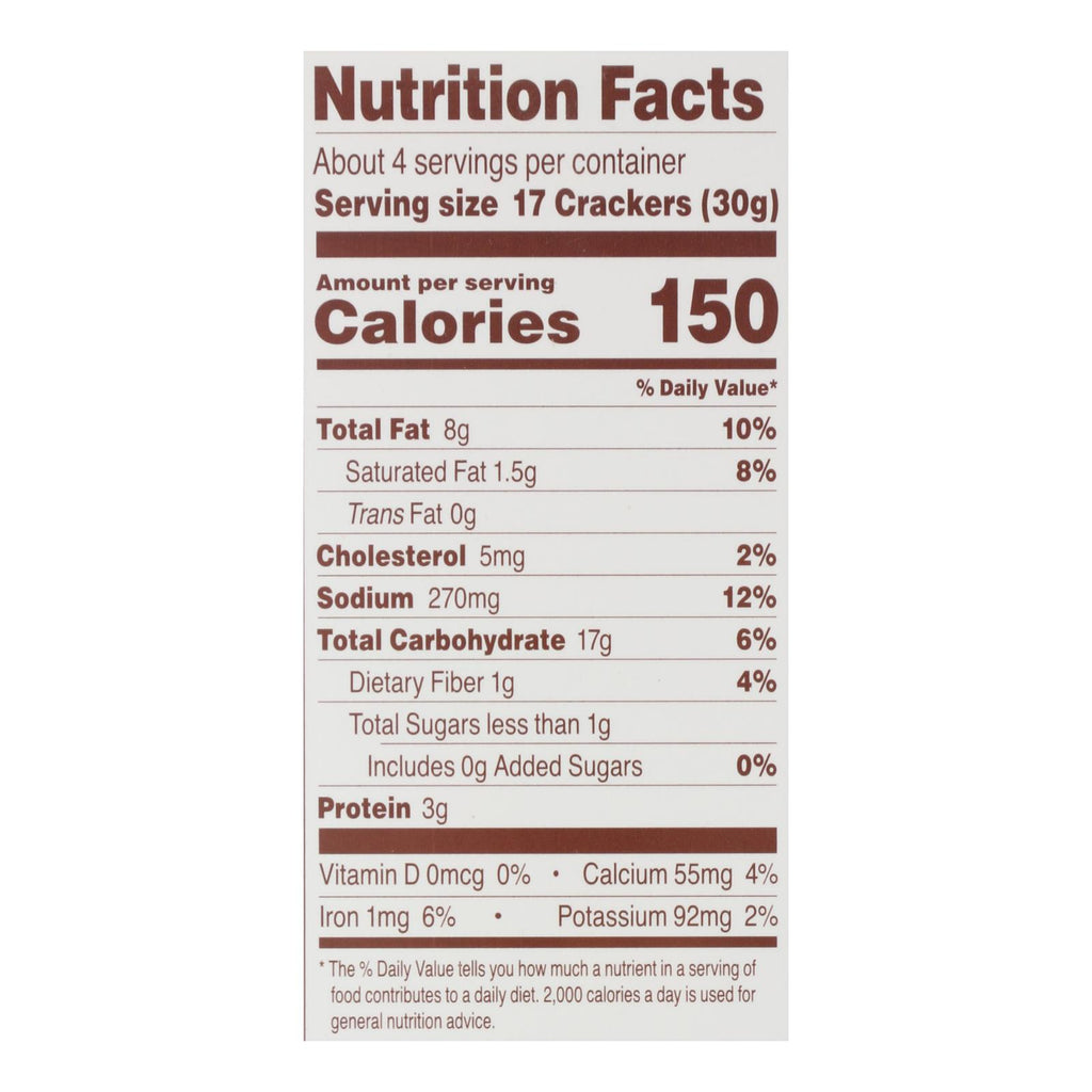 Simple Mills, Farmhouse Cheddar Almond Flour Crackers, Case Of 6, 4.25 oz