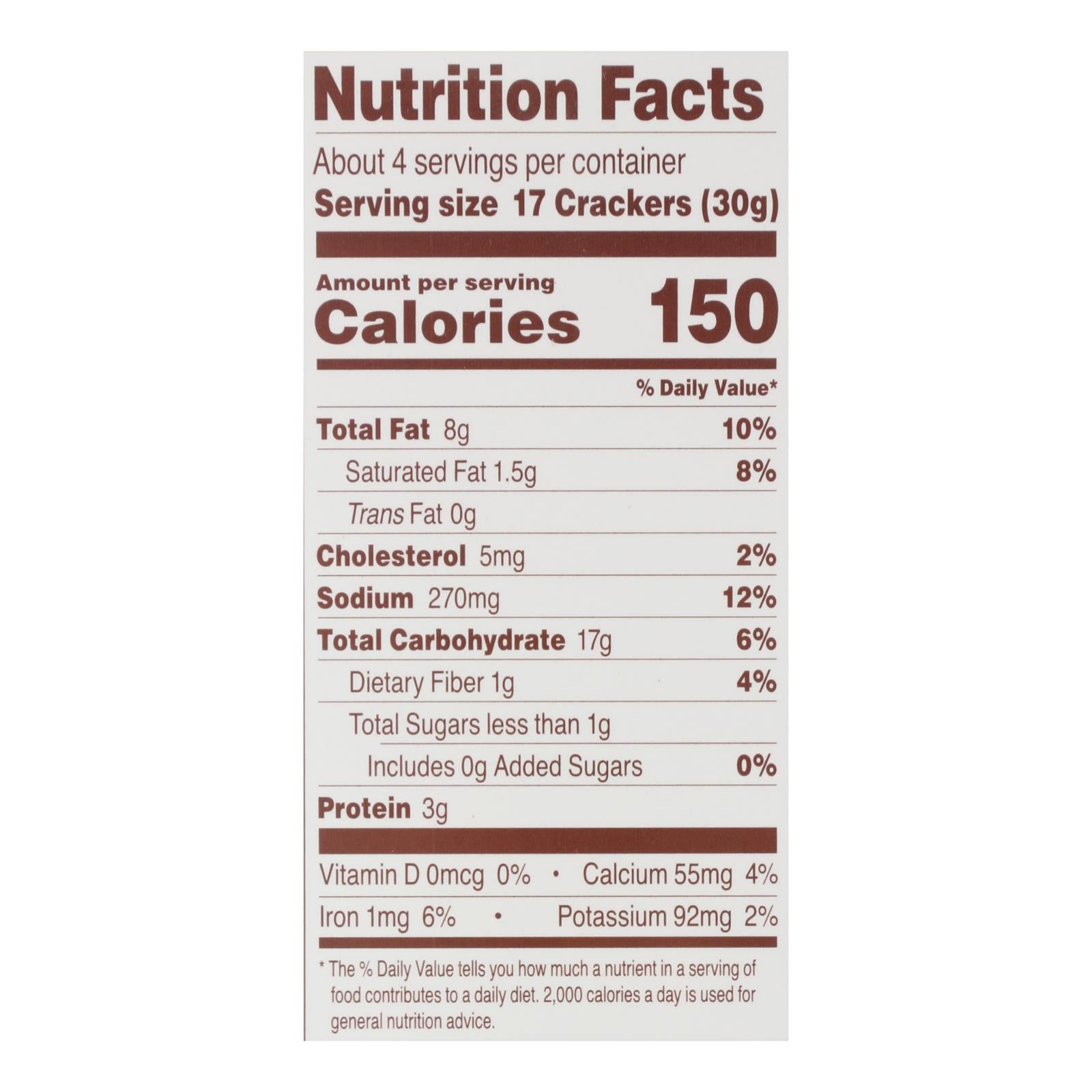 Simple Mills, Farmhouse Cheddar Almond Flour Crackers, Case Of 6, 4.25 oz