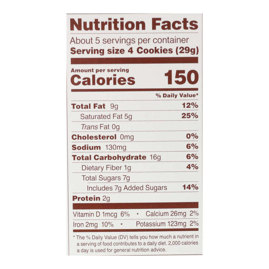 Simple Mills, Cookies Crunchy Chocolate Chip, Case Of 6, 5.5 oz