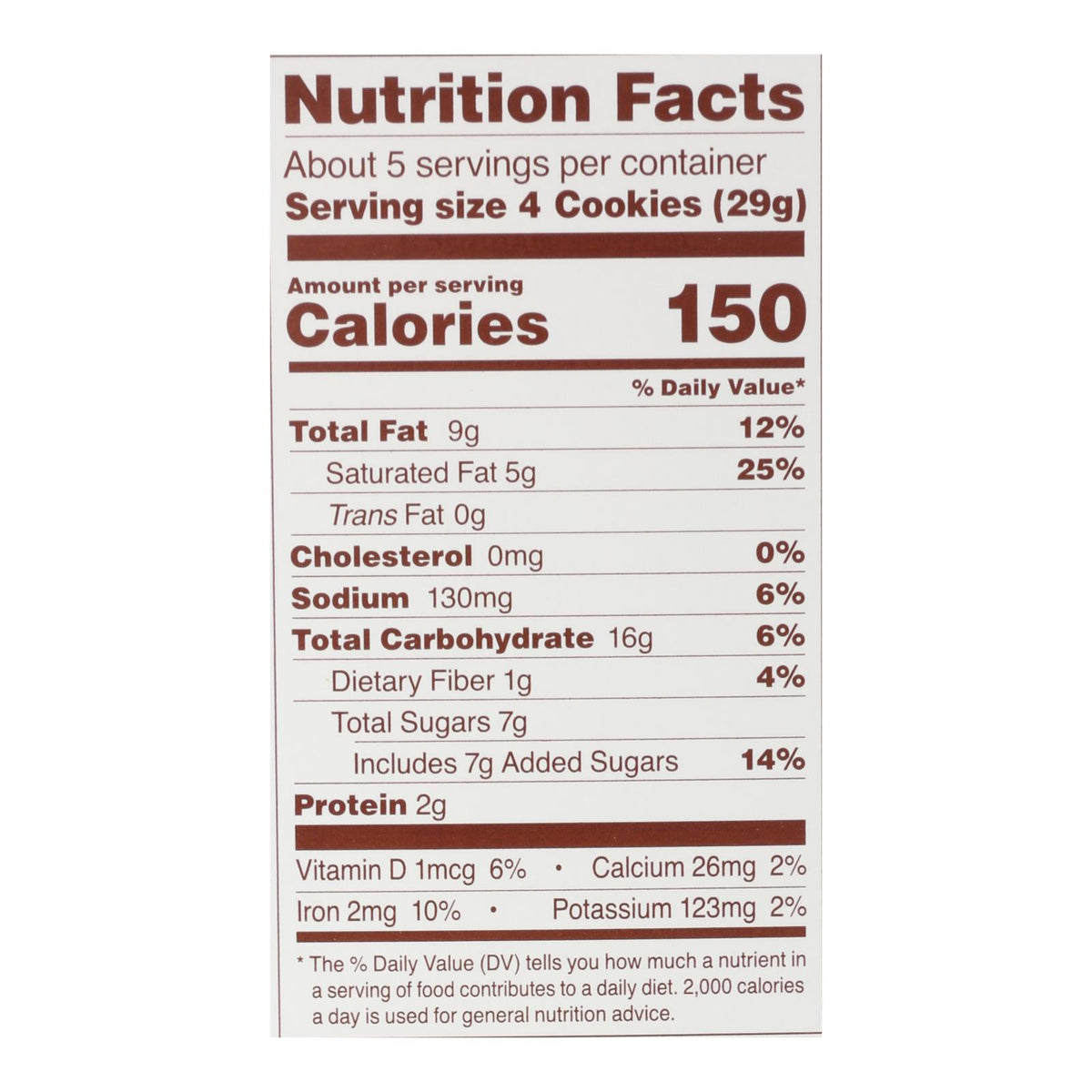 Simple Mills, Cookies Crunchy Chocolate Chip, Case Of 6, 5.5 oz
