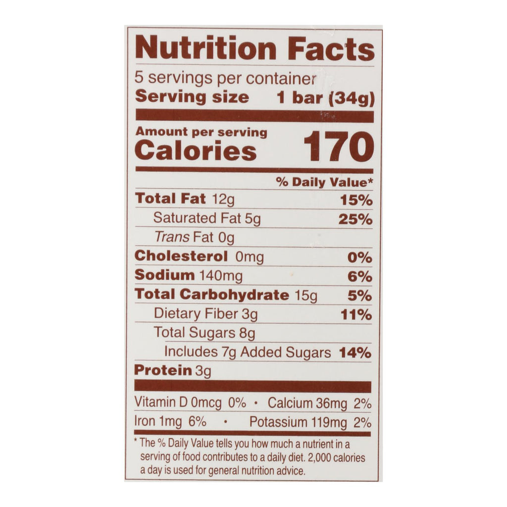 Simple Mills, Bar Soft Baked Dark Chocolate Almond, Case Of 6, 5.99 oz