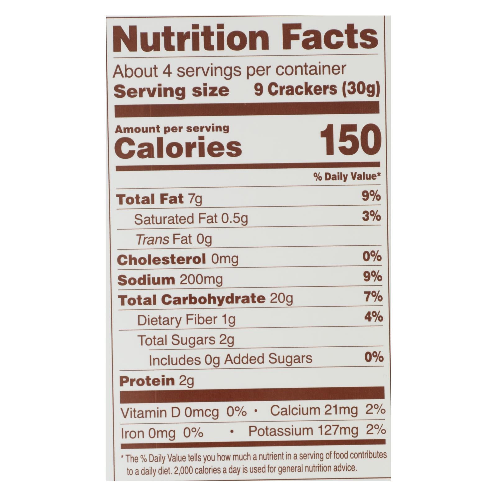 Simple Mills, Veggie Pita Crackers Himalayan Salt, Case Of 6, 4.25 oz