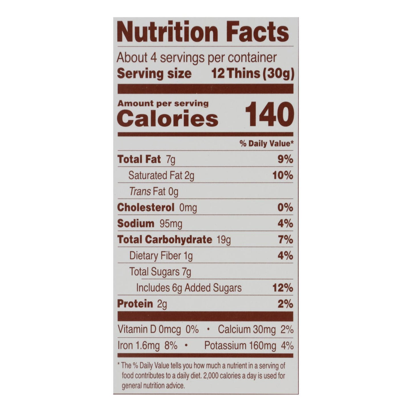 Simple Mills, Sweet Thins Seed and Nut Flour Chocolate Brownie, Case Of 6, 4.25 oz