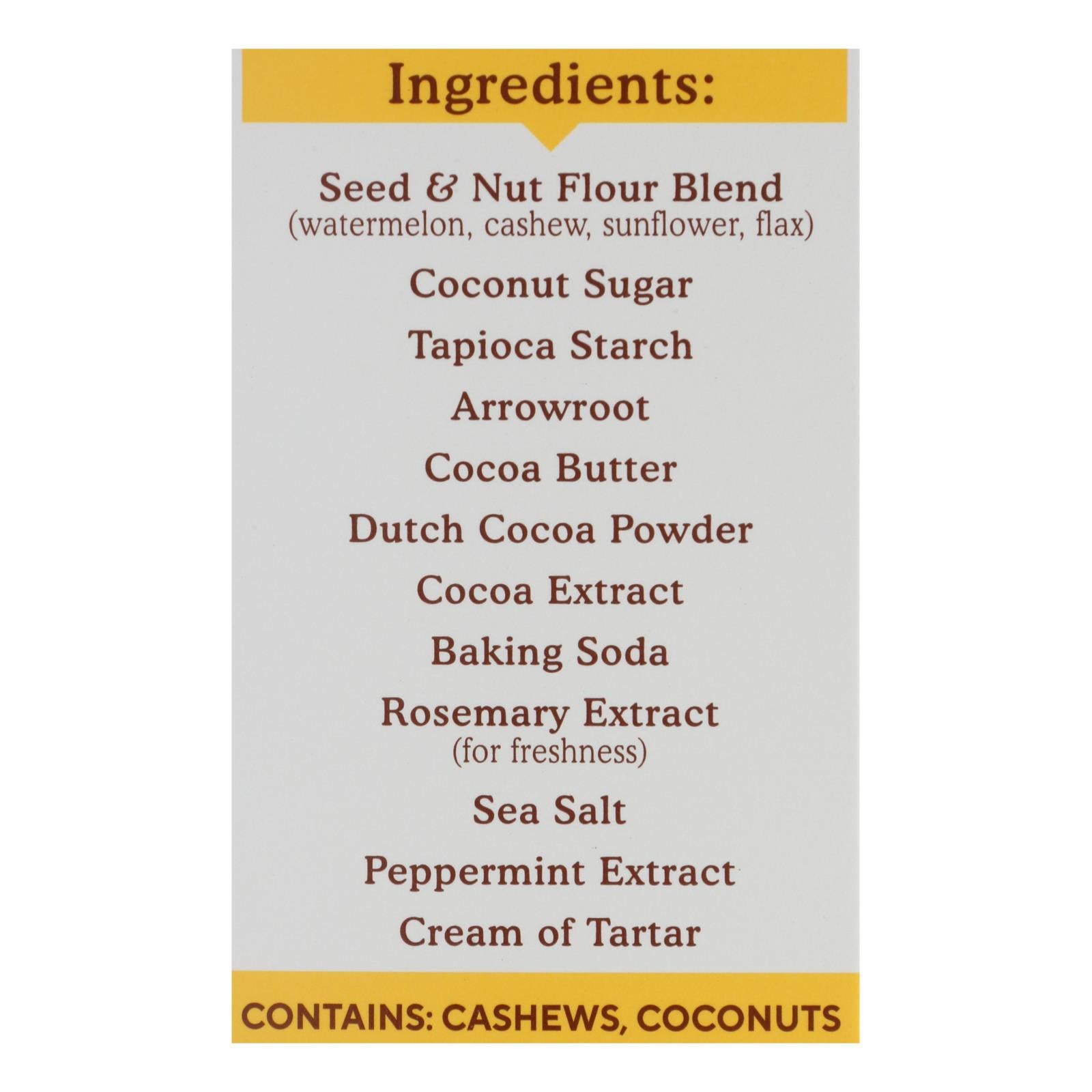 Simple Mills - Sweet Thins Chocolate Mint - Case of 6-4.25 OZ