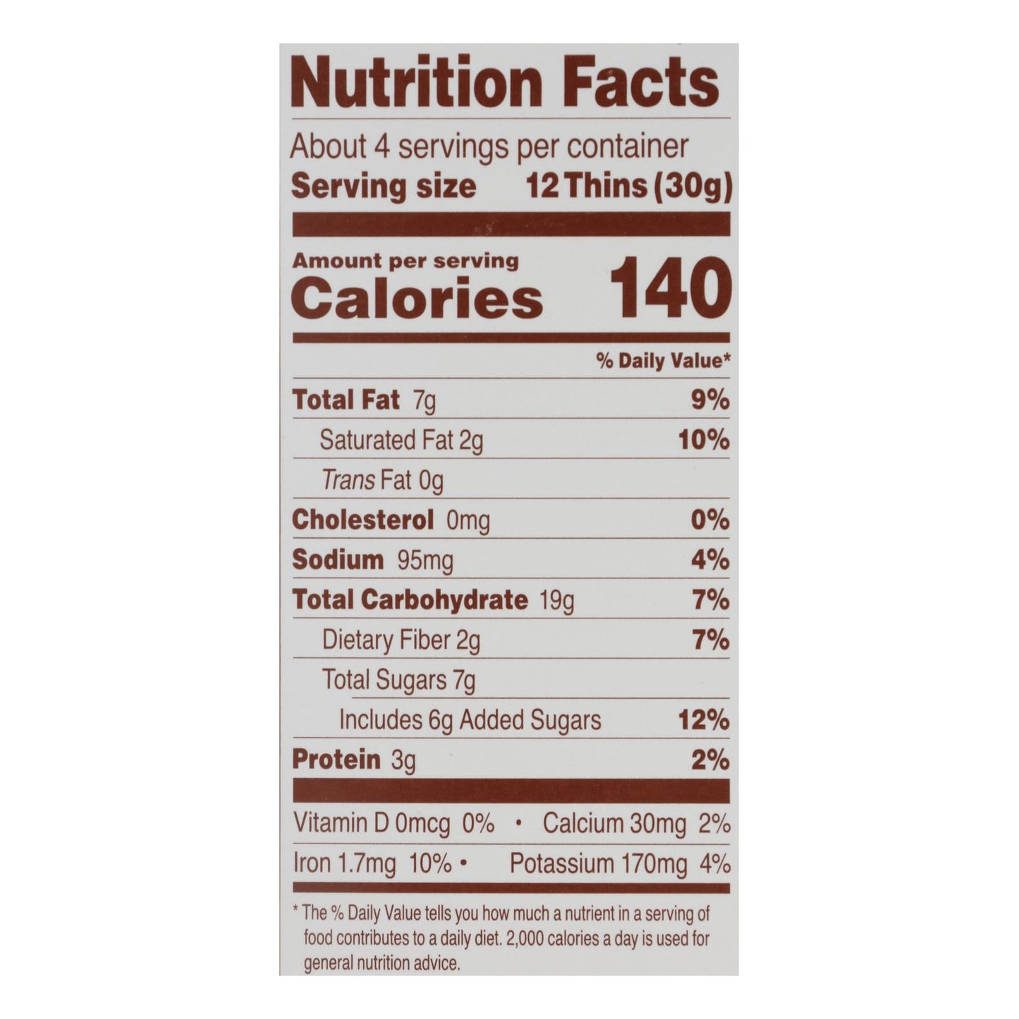 Simple Mills - Sweet Thins Chocolate Mint - Case of 6-4.25 OZ