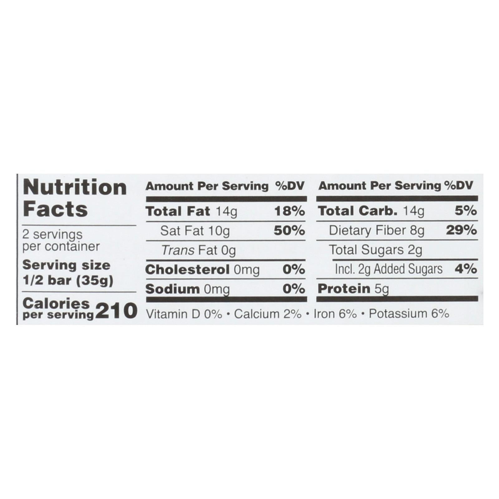 Taza Chocolate Stone Ground Organic Dark Chocolate Bar - Wicked Dark - Case of 10 - 2.5 oz.
