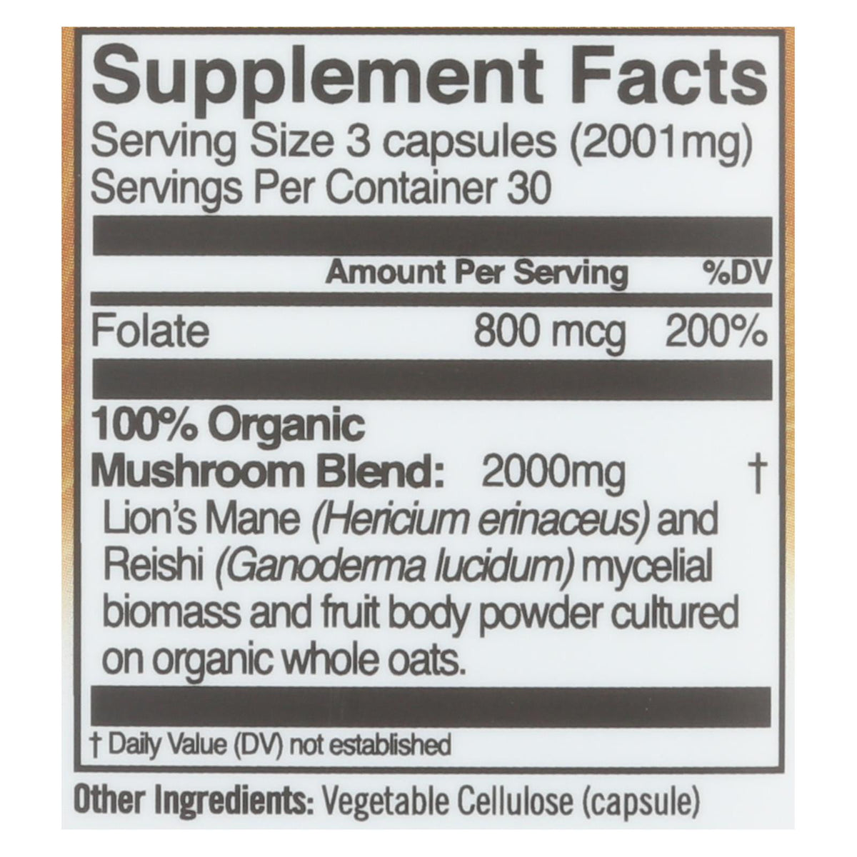 Om - Mush Sprfd Brain Fuel - 1 Each - 90 CT