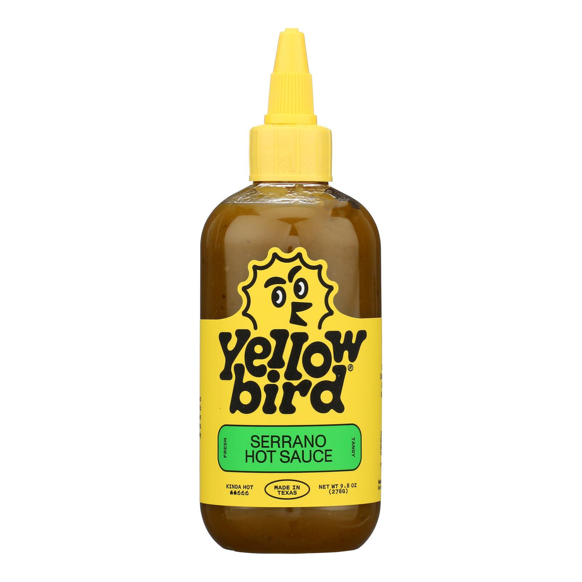 Yellowbird Sauce - Serrano - Case of 6 - 9.8 oz